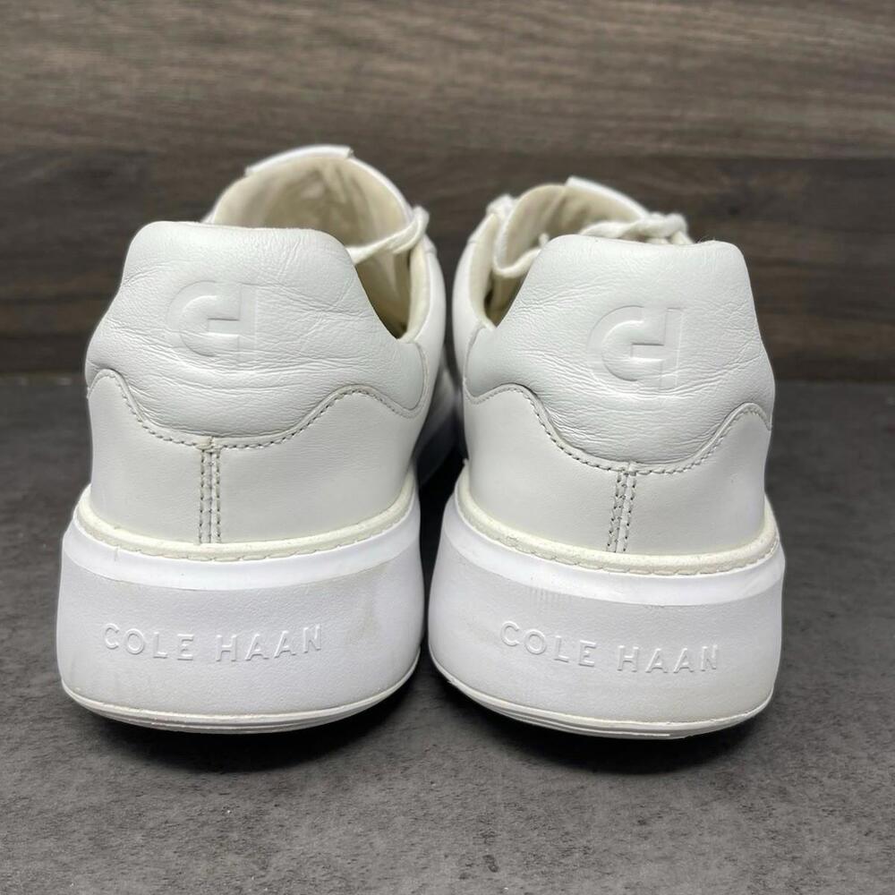 Cole Haan White Leather Men's Sneakers - Picture 6 of 11